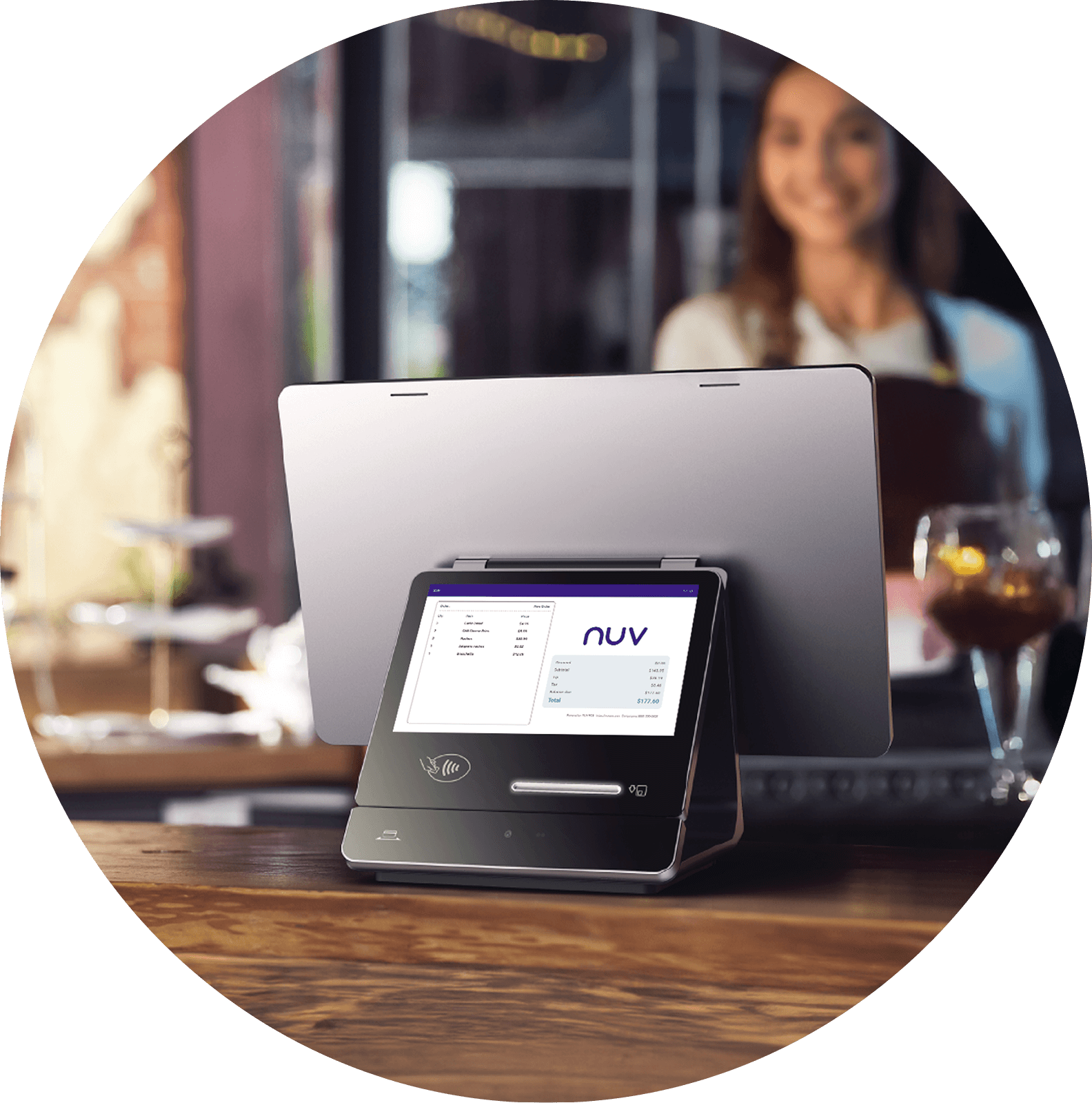 Screen in restaurant image